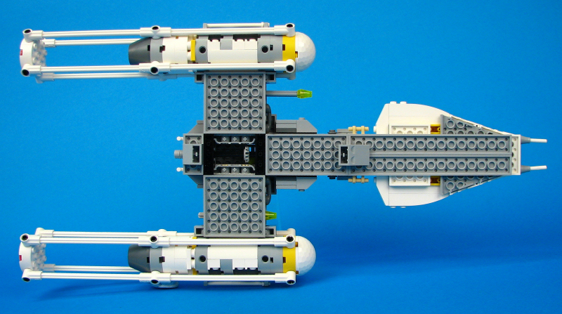 Y-Wing Fighter (Set 7658) - Loose Bottom View