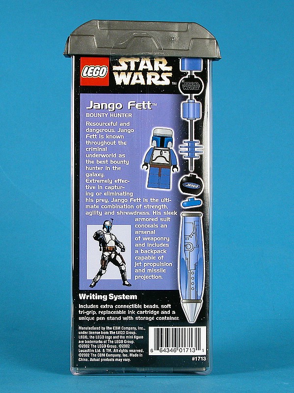 Jango Fett Pen (Set 1713) - Boxed Rear View