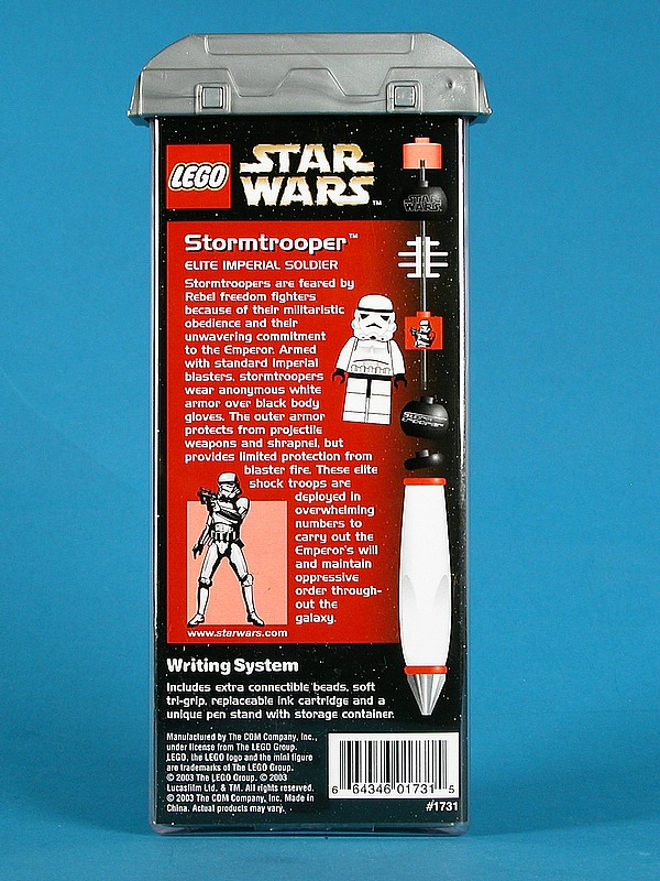 Stormtrooper Pen (Set 1731) - Boxed Rear View