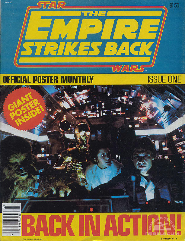 Empire Strikes Back Poster Monthly #1 May 1980