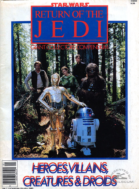 Star Wars Return of the Jedi Heroes, Villains, Creatures and Droids July 1983