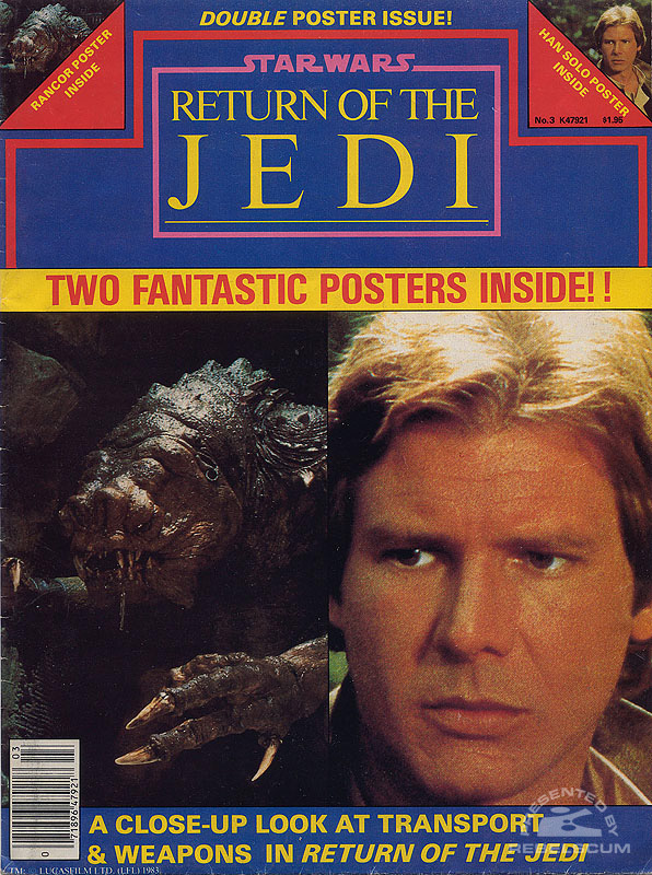 Return of the Jedi Poster Monthly #3 July 1983