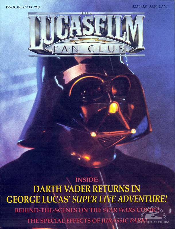 Lucasfilm Fan Club Magazine #20 Fall 1993