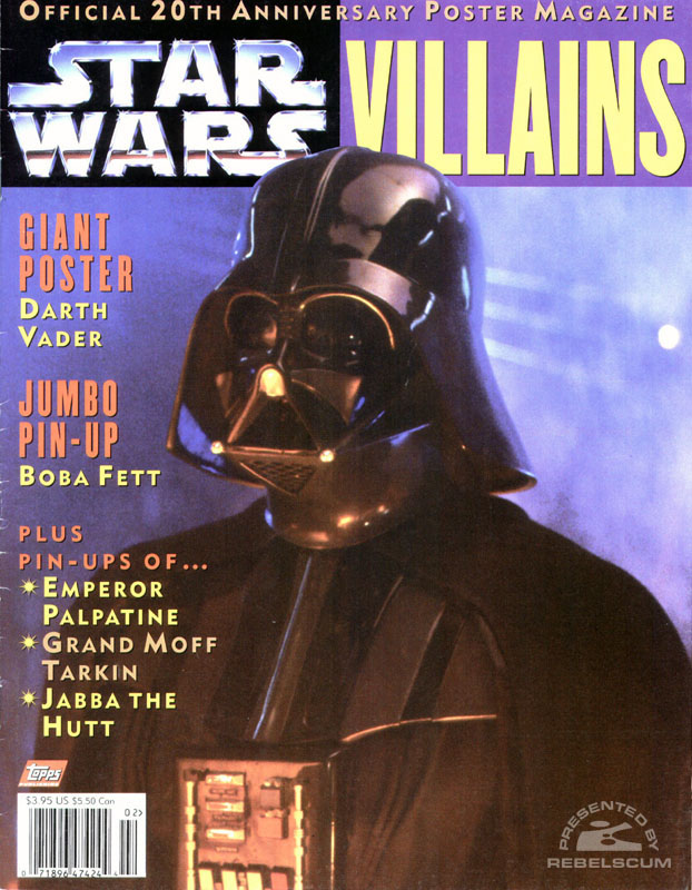 Star Wars Villains—Official 20th Anniversary Poster Magazine