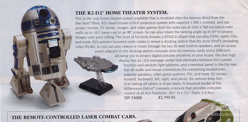 Hammacher Schlemmer Catalog pg 6