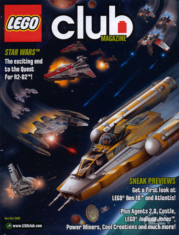 LEGO Club Magazine November/December 2009