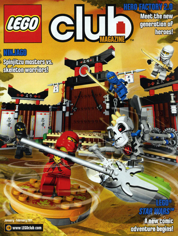 LEGO Club Magazine January/February 2011