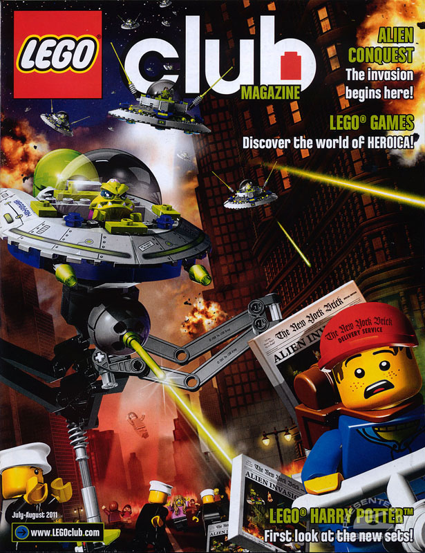 LEGO Club Magazine July/August 2011