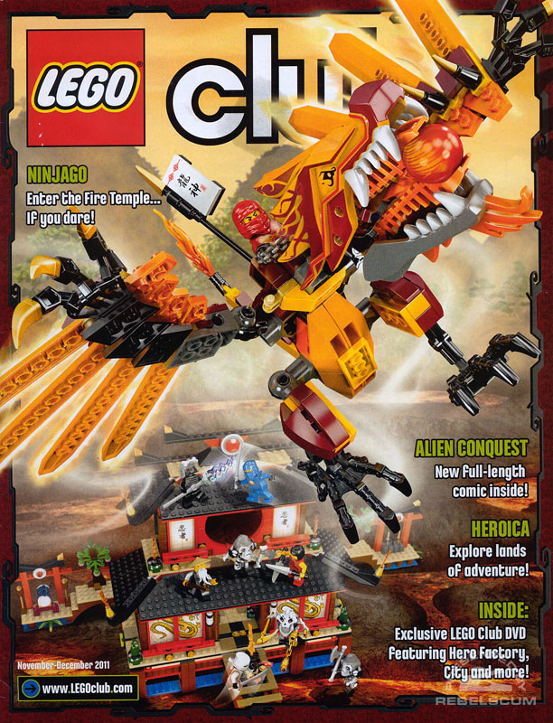 LEGO Club Magazine November/December 2011