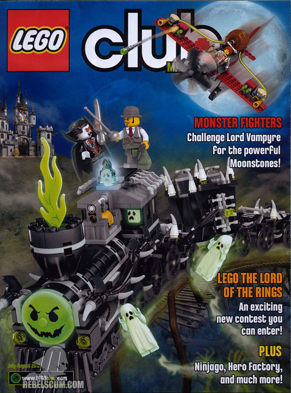 LEGO Club Magazine July/August 2012