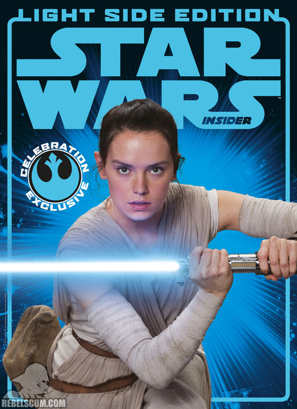 Star Wars Insider 167 (Celebration Light Side cover)