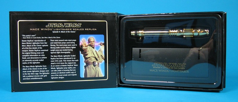 Mace Windu Lightsaber .45 Scale Replica