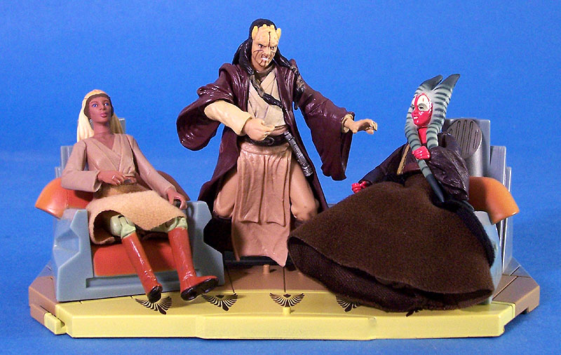 Jedi High Council Scene III (Stass Allie, Agen Kolar and Shaak Ti)