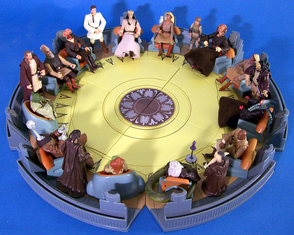 The Completed Jedi High Council Screen Scene