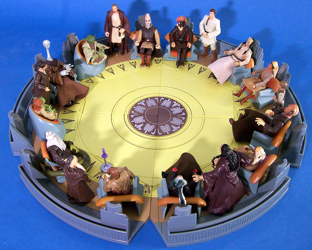 The Completed Jedi High Council Screen Scene