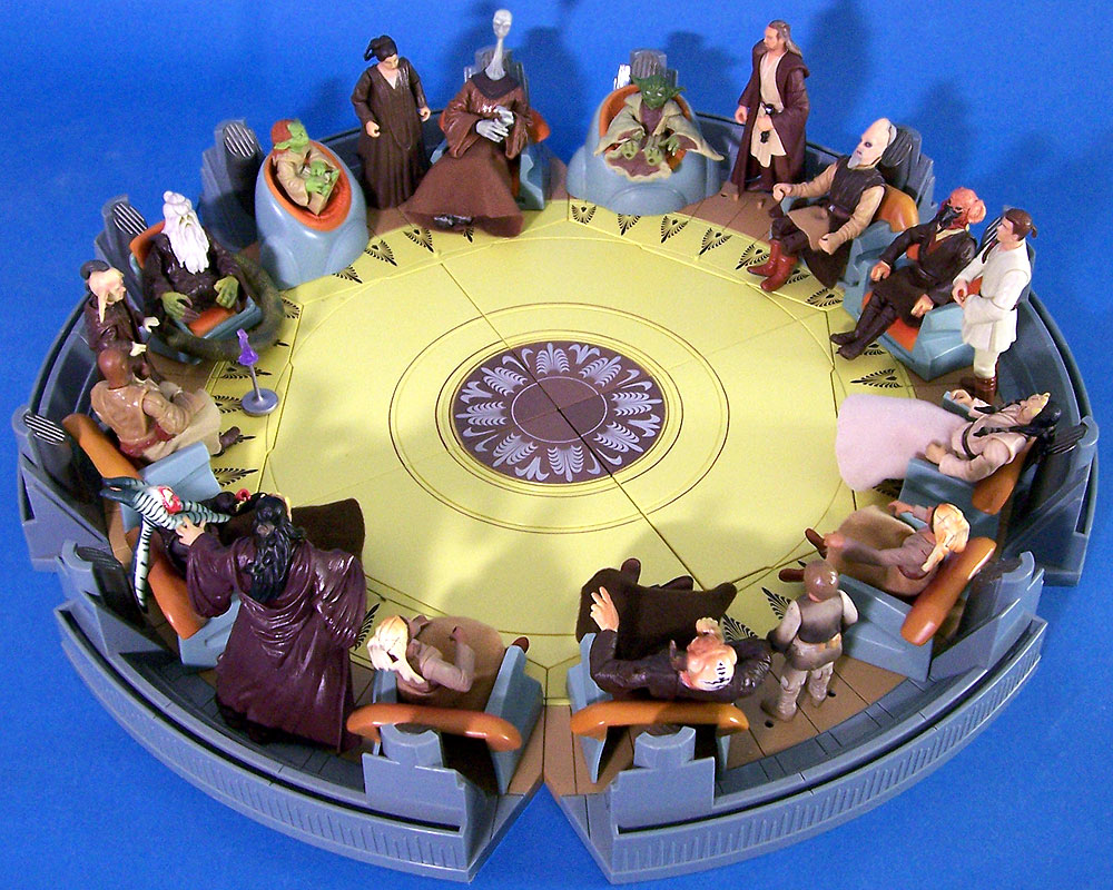 The Completed Jedi High Council Screen Scene