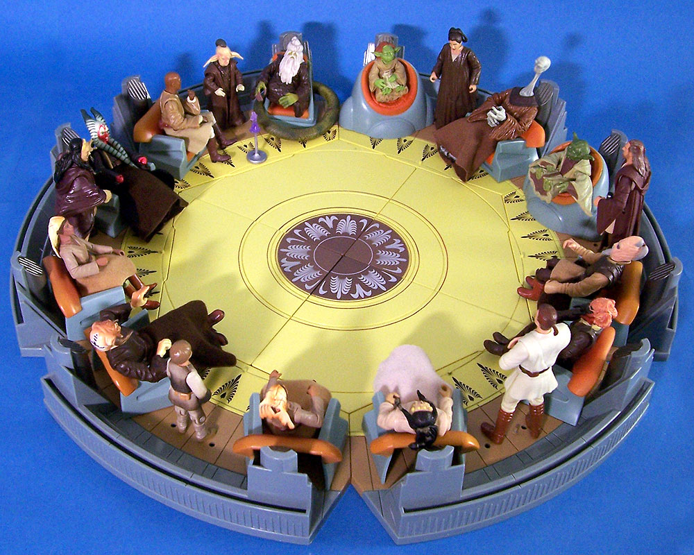 The Completed Jedi High Council Screen Scene