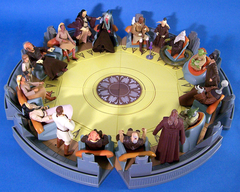 The Completed Jedi High Council Screen Scene