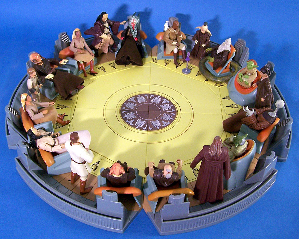 The Completed Jedi High Council Screen Scene