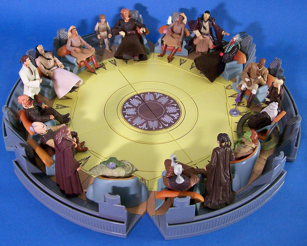 The Completed Jedi High Council Screen Scene