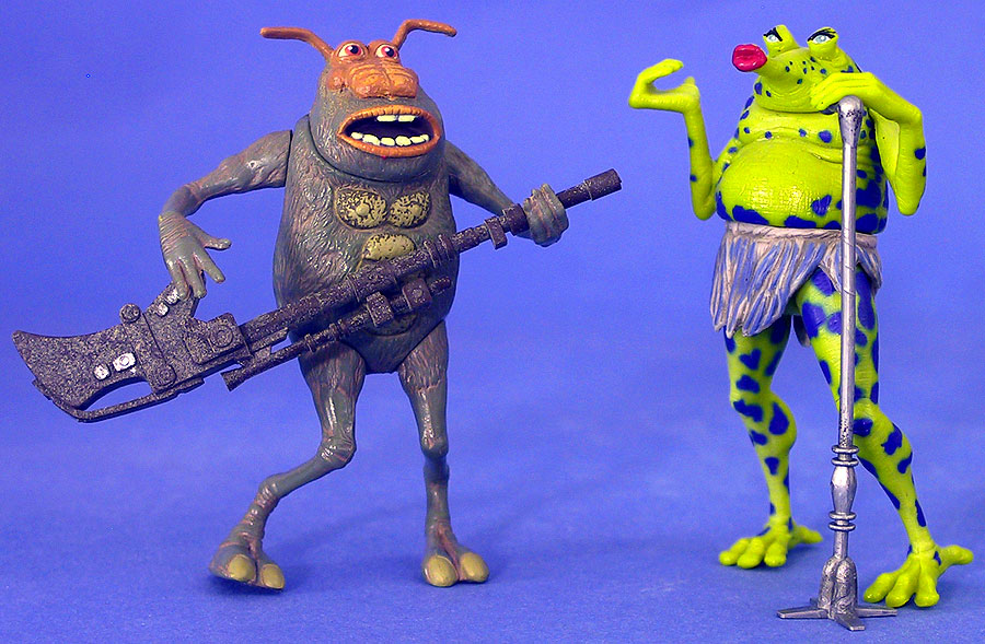 Band instruments are customs and are not included with the figures