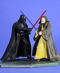 Obi-Wan Kenobi Darth Vader STAR WARS Silver Anniversary Final Duel MIB