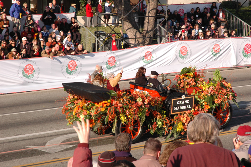 George rides by as Grand Marshal