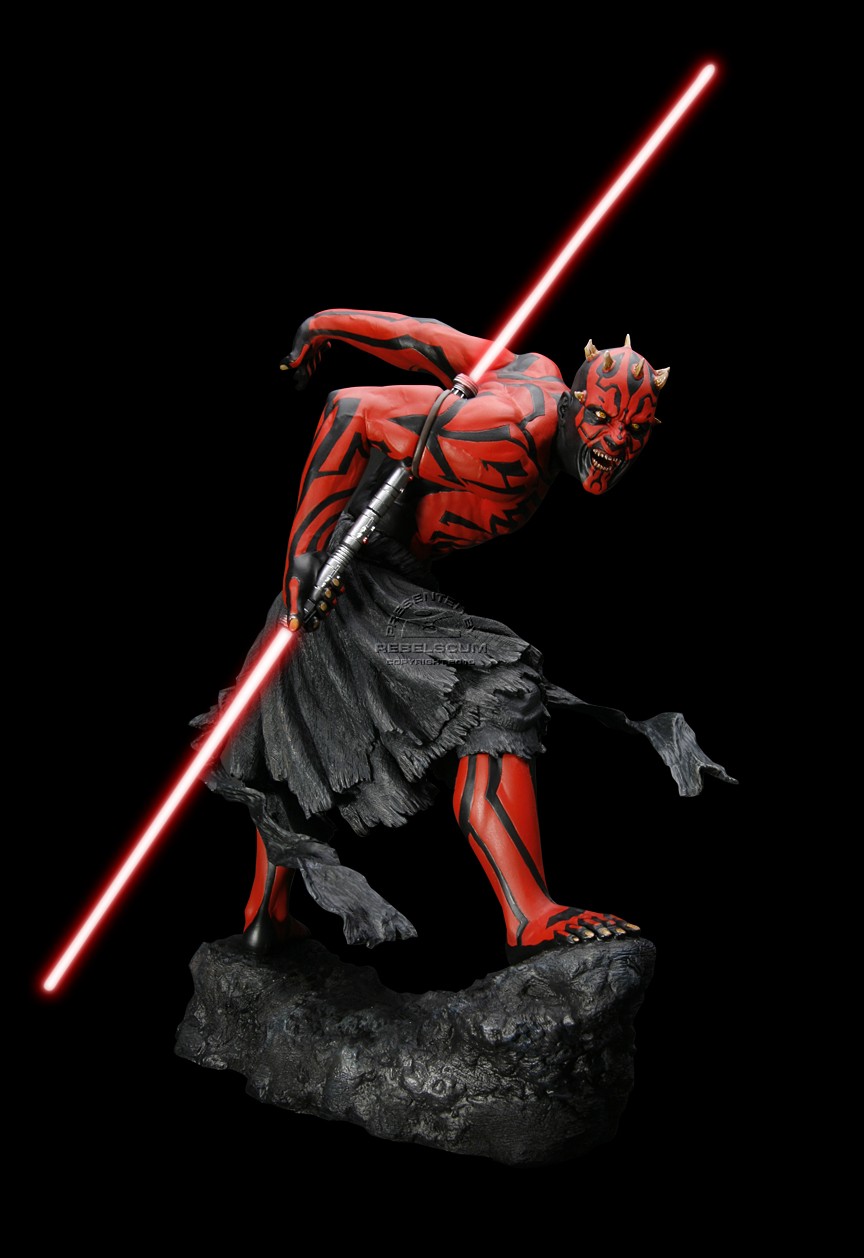 Rebelscum.com Exclusive first look: Kotobukiya's Darth Maul ARTFX statue!