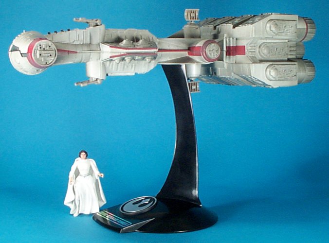 Comparison to Princess Leia figure (not included)