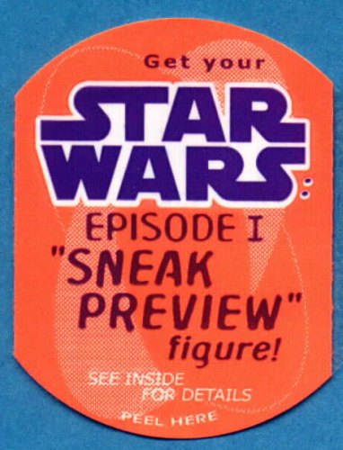 Sticker offer on carded figures (cover)