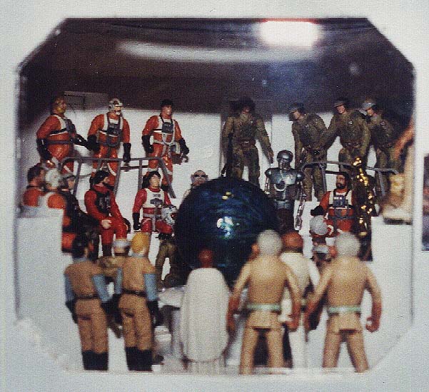 Thomas Riedel's Home One Rebel Briefing diorama