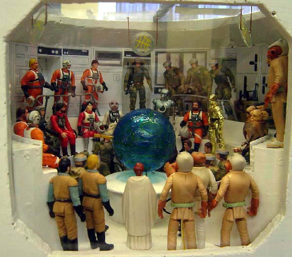 Thomas Riedel's Home One Rebel Briefing diorama