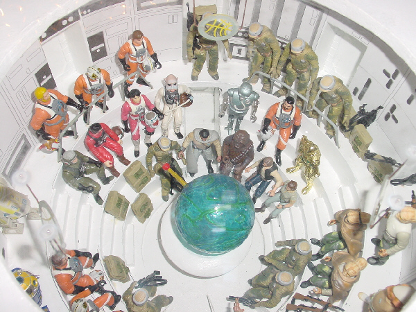 Thomas Riedel's Home One Rebel Briefing diorama