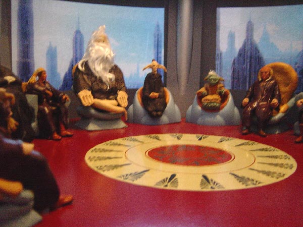 Thomas Riedel's Jedi High Council diorama