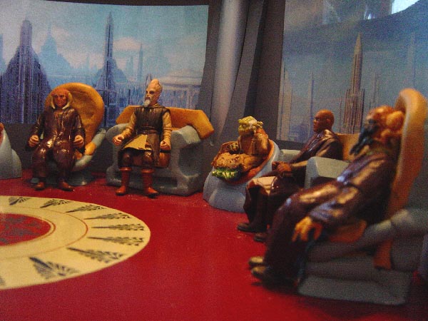 Thomas Riedel's Jedi High Council diorama