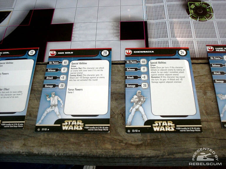 Han Solo and Chewbacca cards