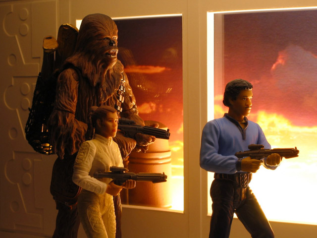 Chris McVeigh's Bespin Escape diorama