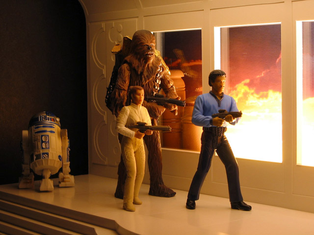 Chris McVeigh's Bespin Escape diorama