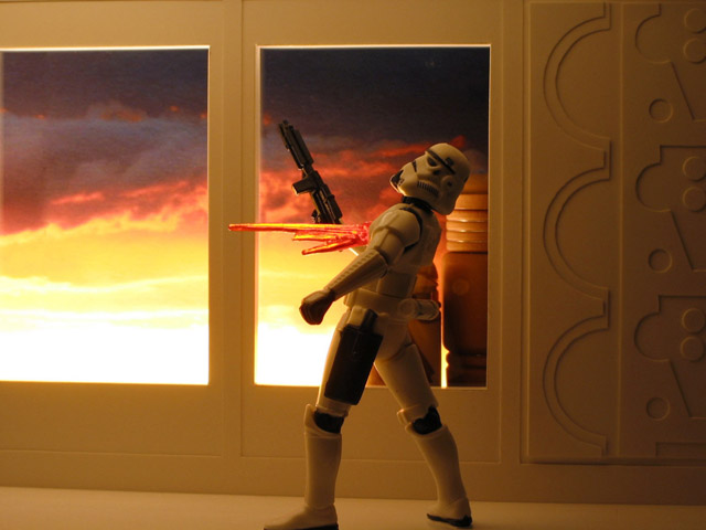 Chris McVeigh's Bespin Escape diorama