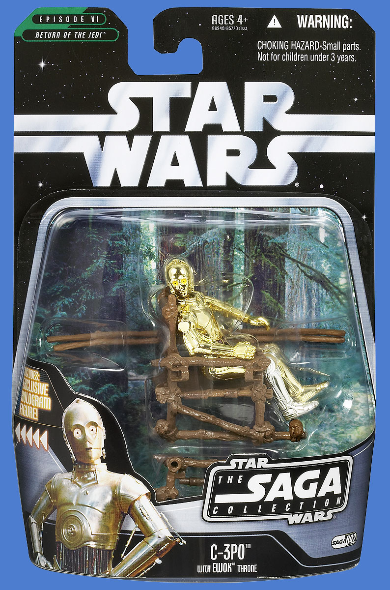 C-3PO with Ewok Throne