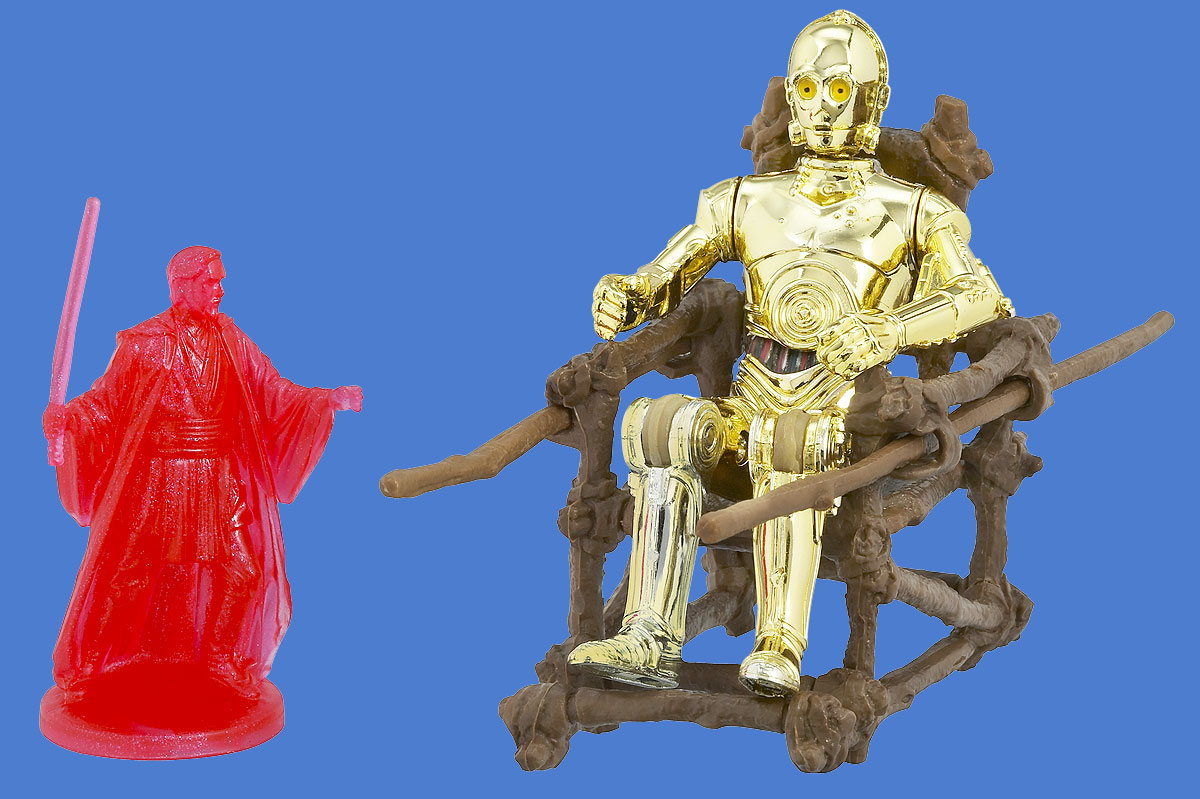 C-3PO with Ewok Throne
