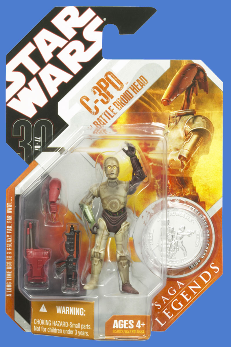 SAGA LEGENDS: C-3PO (with Battle Droid head)