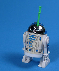 Vintage Star Wars R2D2 R2-D2 Pop-up Saber UZAY SAVASCILARI custom figure & carte 