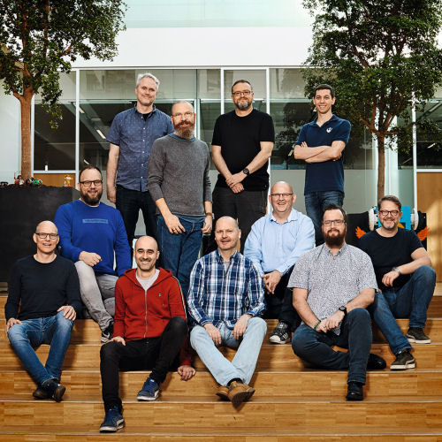 LEGO Star Wars design team photograph