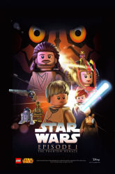 Star Wars Celebration 2015 exclusive LEGO The Phantom Menace poster
