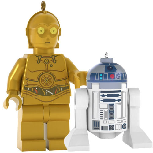 Hallmark LEGO <i>Star Wars</i> C-3PO & R2-D2 Keepsake Ornamenst