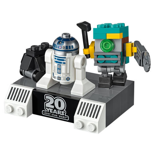 regalo 2 X Lego Star Wars-Figura Droide de ratón con Clip de baldosas 2019-75251 Nuevo 