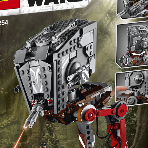 LEGO The Mandalorian 75254 AT-ST Raider box rear