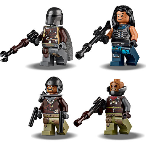 LEGO The Mandalorian 75254 AT-ST Raider minifigs