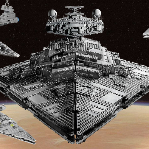 75252 UCS Imperial Star Destroyer - LEGO Star Destroyer collage
